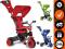 BABY TRIKE ROWEREK TRÓJKOŁOWY 3W1+TORBA STEROWANY