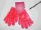 low&amp;snow rękawiczki rękawice over size UK pink