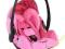 FOTELIK SAMOCHODOWY RECARO STM TWIN 0+ różowy