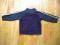 NEXT niebieska bluza polar sweterkowe rękawy 98