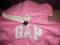 piękna bluza polar GAP różowa