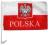 Polska auto flaga FLAGI SAMOCHODOWE
