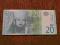 SERBIA 20 DINARÓW Z OBIEGU
