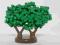 Lego Bush Double Trunk