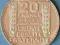 Francja 20 Franków 1933 srebro Ag ładny stan