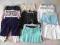 MEGA ZESTAW NOWYCH UBRAŃ SPODENKI SPÓDNICE 17szt