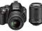 Nikon D5100 16,2MP 3.0' LCD CMOS +18-55mm 55-200mm