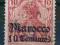 Niemcy Nadruk Marocco 10 centimos