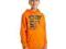 CARBRINI sportowa pomarańczowa bluza kaptur 158