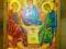 Ikona malowana ręcznie na drewnie !!