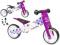 HUDORA ROWEREK BIEGOWY DREWNIANY 2W1 FIOLETOWY