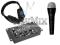 Zestaw dla DJa Mikser + Mikrofon + Słuchawki + Oka