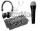 Zestaw dla DJa Mikser + Mikrofon + Słuchawki + Oka