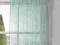 Miętowe  tiulowe zasłony/firany trzy szt.