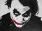 Obraz Joker Batman rękodzieło 40x80 cm