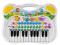 PIANINO Z ODGŁOSAMI ZWIERZĄT KEYBOARD SIMBA