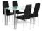 ZESTAW 4 KRZESEŁ KUCHENNYCH TATUM EKO-SKÓRA  1a