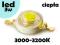 DIODA LED 3W BIAŁA CIEPŁA 3000-3200K 300lm