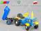 WIELKI ZESTAW TRAKTOR + PRZYCZEPA NA PEDAŁY+klocki