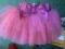 NEXT_ SPÓDNICZKA TUTU TIUL FALBANKI 3-6m wrzos