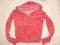 ŚLICZNA MARKOWA KORALOWA BLUZA WELUR S 36 J.NOWA!