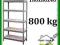 REGAŁ METALOWY 180x80x40 magazynowy 5półek x 160kg