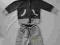 DRES SPODNIE + SWETER Coccodrillo r. 74 6-9m