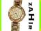 ZAHIR Zegarek Złoty Strass Elegancki UNIKAT
