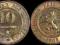 Belgia, 10 Centimes 1863 Des Belges