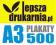 PLAKAT PLAKATY A3 500szt KREDA 135g-GRATIS DOSTAWA