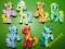 my little pony koniki figurki 7 szt nowe