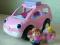 Fisher Price Little People- Samochód różowy