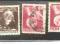 Polska 1953 /F658,660 - 3 znaczki