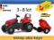 DUŻY Traktor pedały Rolly Toys przyczepa wywrotka