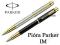 PIÓRO KULKOWE PARKER IM czarna laka, brushed metal