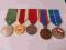 5 x MEDAL- Odznaczenie - RÓŻNE !!!