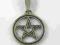 WISIOREK AMULET PENTAGRAM SREBRO