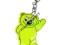 Brelok odblaskowy  Miś zielony