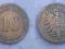 10 PFENNIG 1889 J  CESARSTWO NIEMIECKIE
