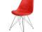 Super Krzesło Consillium czerwone skóra jak VITRA