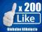 200 globalnych lajków FACEBOOK F-VAT FIRMA