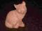 Piękna ceramiczna figurka - kotek