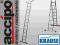 KRAUSE MultiMatic drabiny drabina przegubowa 4x4
