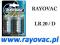 2 szt. Rayovac Maximum Plus LR20 D MN1300 typ4020