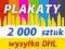 PLAKATY A3 2000 szt - 48h - SUPER JAKOŚĆ PLAKAT