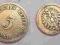 5 PFENNIG 1889 A CESARSTWO NIEMIECKIE 1891 -1918