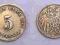 5 PFENNIG 1907 F CESARSTWO NIEMIECKIE 1891 -1918