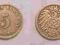 5 PFENNIG 1900 D CESARSTWO NIEMIECKIE 1891 -1918