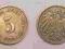 5 PFENNIG 1901 D CESARSTWO NIEMIECKIE 1891 -1918
