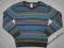 M&amp;Co. sweterek w paseczki w serek 146 - 152